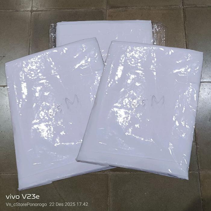 ORIGINAL Kain Mori Panjang 2,5 Meter Kualitas Terbaik untuk Kain Kafan dan Kain Mori READY STOCK
