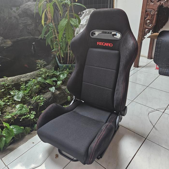 Jok Racing Recaro SR3 Import Suede Fabric New Model Racing Seats Recaro SR3 Hitam Merah Suede Alcant
