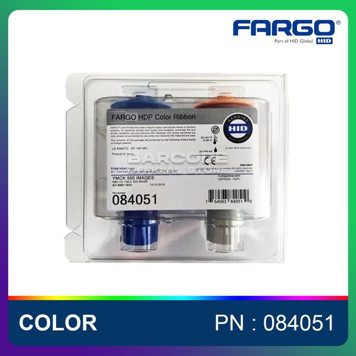 Ribbon Color Fargo Hdp5000 Hdp Color Ribbon Hdp 5000 Pn : 084051 Ymck Terbaru 