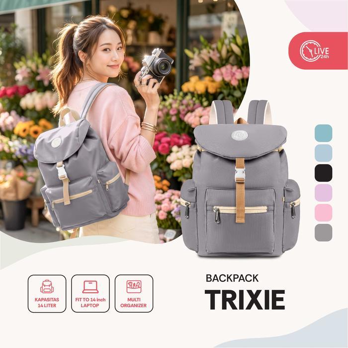 Eiger Bag'S Collection - Women Tas Ransel Wanita Tas Punggung Laptop Backpack Trixie Tas Sekolah