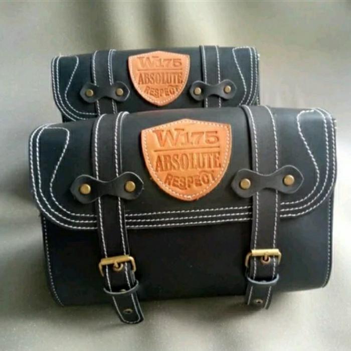 BERKUALITAS Tas w175 / side bag kawasaki w175