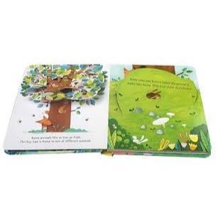 Usborne Peep Inside Animal Homes / Buku Edukasi Anak Tentang Animal Homes
