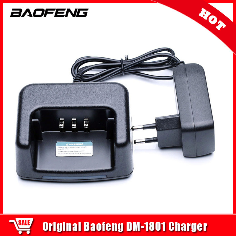 BAOFENG Walkie Talkie DM-1801 Charger For DM1801 DM860 Tow Way Radio and Battery Original Parts
