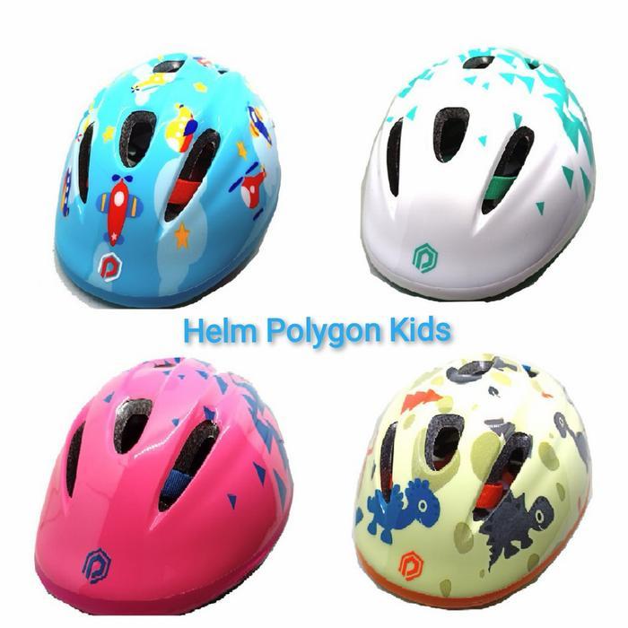 Premium Helm Sepeda Anak Polygon Helm Kids Polygon Original