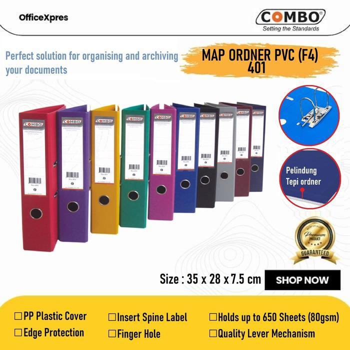 Ordner Map F4 Folio PVC / Ordner Map Plastik Legal File PVC 401 Combo
