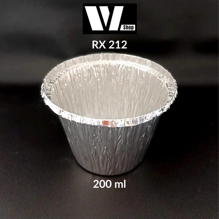 [100Pcs] Bestfresh Rx-212 Aluminium Tray Cup 200Ml / Rx212 Alumunium Foil / Alu Tray Zuppa Soup Zupa