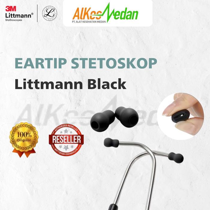 EARTIP STETOSKOP LITTMANN BLACK ORIGINAL SPAREPART LITTMAN LITMAN