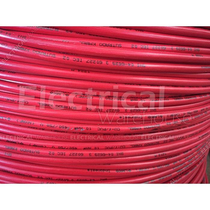 NEW Kabel NYAF Tunggal Serabut 1x10mm (1 x 10 mm 10mm) SUTRADO ORIGINAL
