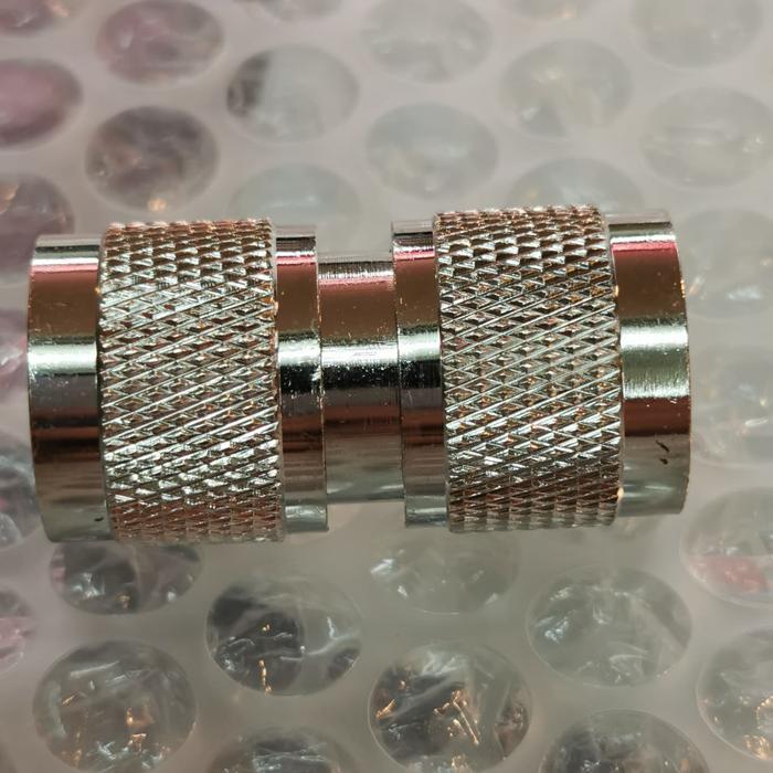 NEW Konektor Adapter N male ke N male kepala tebal Amp