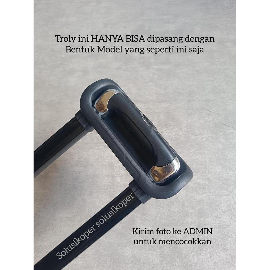 READY troly koper fiber troly hardcase troly FIBER troly pakaian troly FIBER