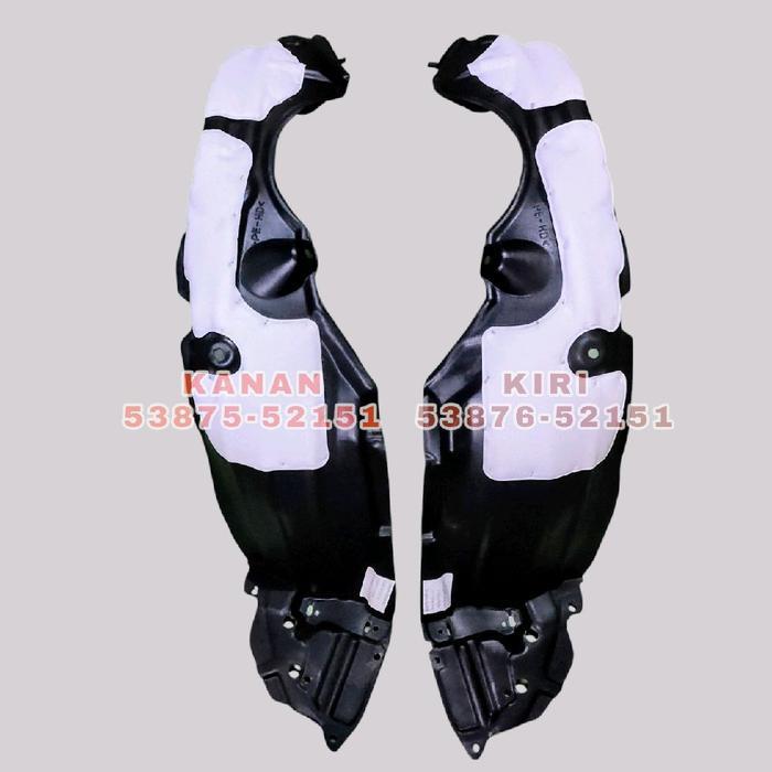 Liner Yaris 2012-2013 / Liner Fender Yaris Bakpao 2012-2013 / Liner Spakbor Depan Yaris Bakpao /