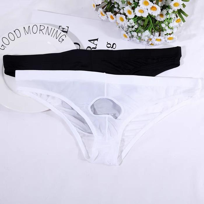 Celana Dalam Pria open G String Transparan Thong Nyaman Segitiga Y050