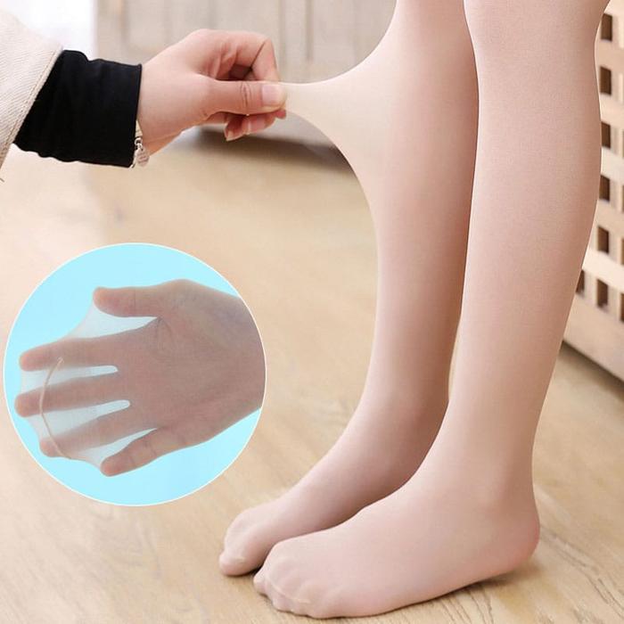 Stoking Celana Anak Usia 3-7 Warna Kulit Stoking Model Celana Sepinggang Untuk Anak Tipis Transparan
