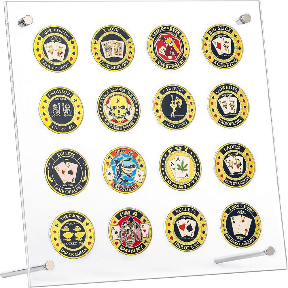 Weights for Poker Poker Gifts for Men Poker Card Protector Poker Accessories Coin Collectibles Poker