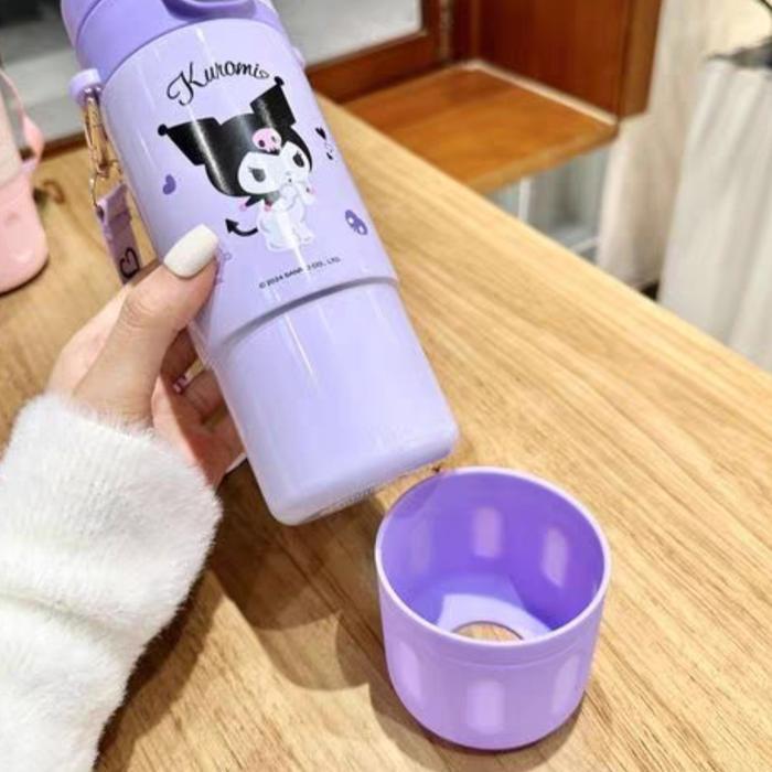 Grubyshop- Botol Minum Miniso 500 Ml Sanrio / Botol Minum Cinnamoroll / Melody