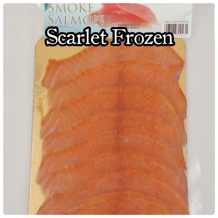 Smoked Salmon Slice Ikan Salmon Fillet Salmon Asap 150Gr