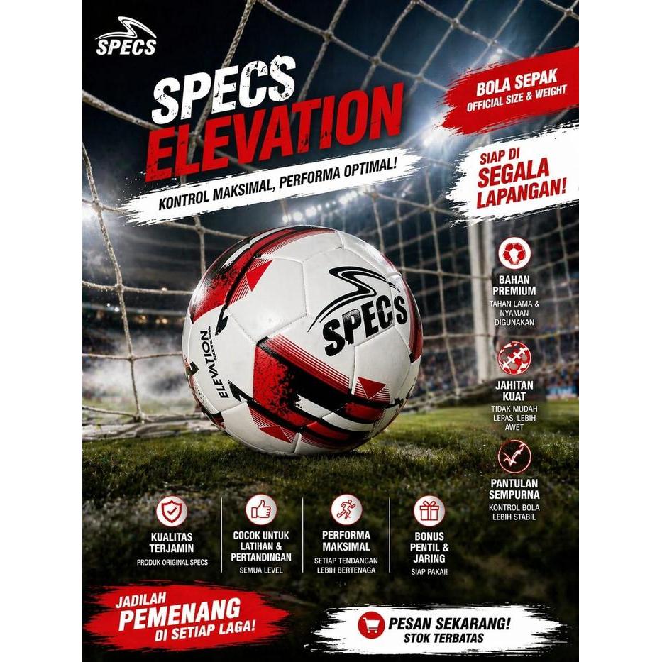 BOLA SEPAK SPECS ELEVATION - BOLA KAKI SEPAKBOLA SPECS LIGHTSPEED
