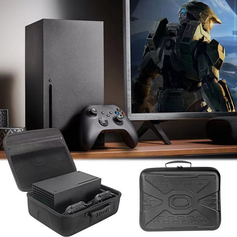 For X Box Xbox Series X S Bag Game Console Gamepad Controller Storage Organizer Travel Suitcase