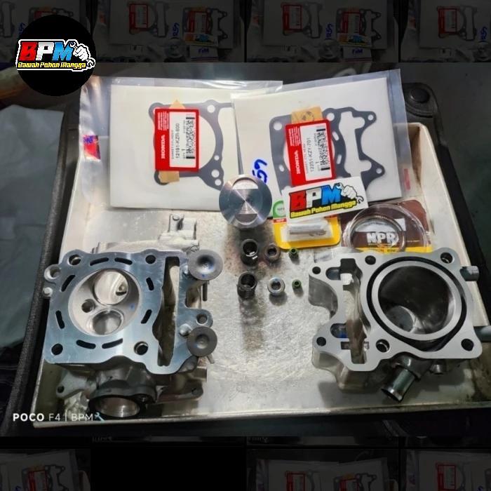 Paket Bore Up 160Cc Vario 125 59Mm Head Vario 150 Porting Bore Up Vario 150 59Mm Porting Polish