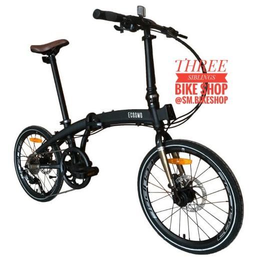 SEPEDA LIPAT ELEMENT ECOSMO FILOSOFI KOPI 10 GREEN, ALLOY, HYDRAULIC - BLACK