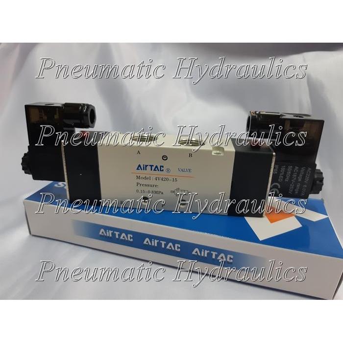 Solenoid Valve AIRTAC 4V420-15 AIRTAC Solenoid Valve 1/2"