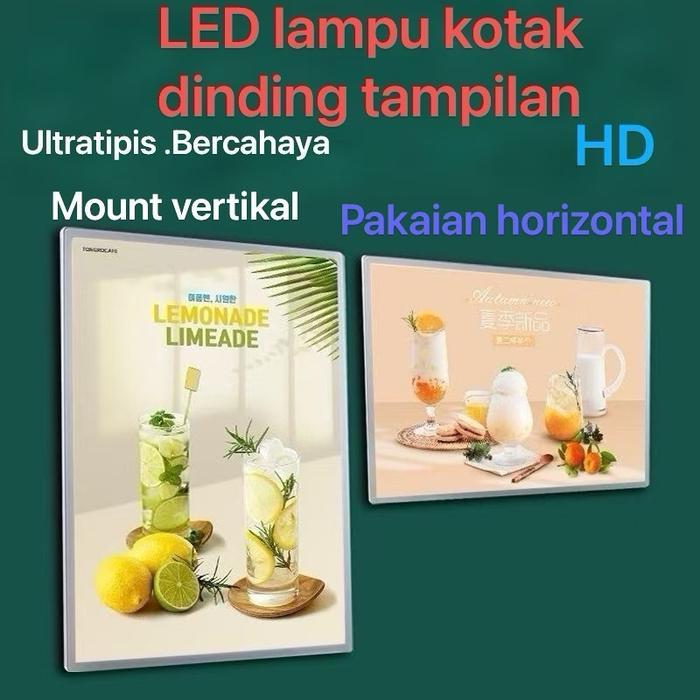 LED Table Stand Light Box/ Light Box Menu /Daftar Menu/Slim Light Box/ Light Box Table Menu Display