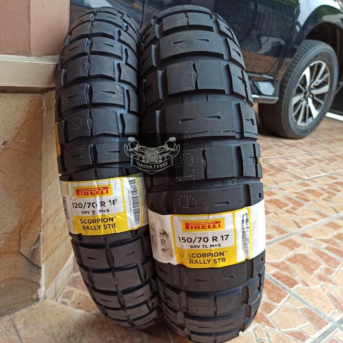 Ban pirelli scorpion rally STR 120/70-18 150/70-17