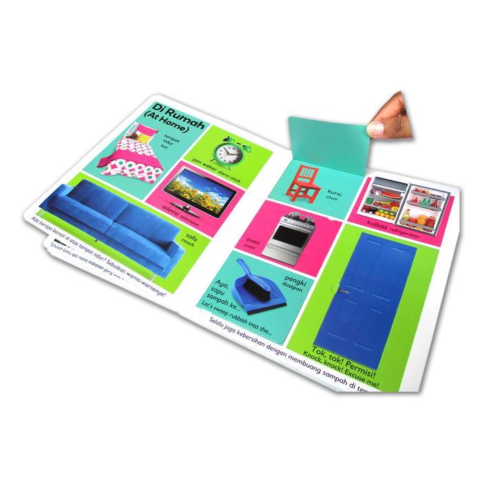 KATA PERTAMAKU a lift-the-flap board book (Bahasa Indonesia & English)