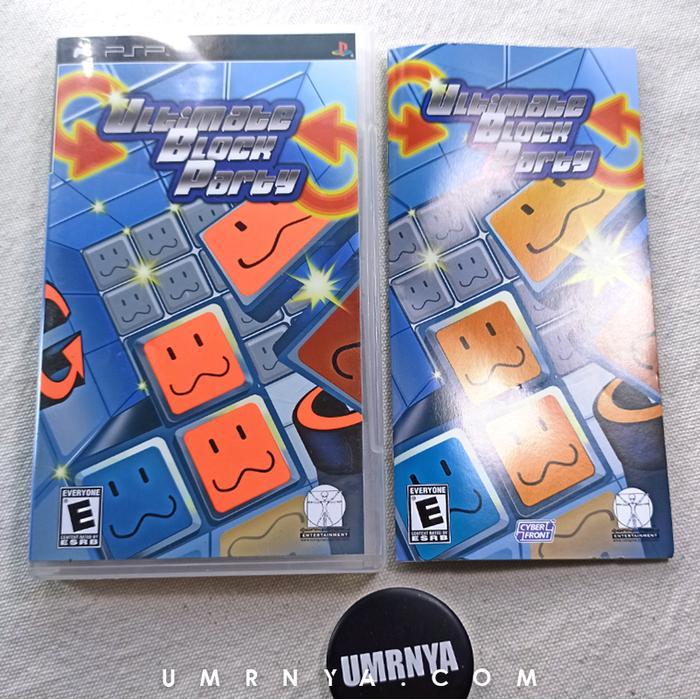 COVER & MANUAL ONLY, Ultimate Block Party Kaset PSP UMD Game PS Games