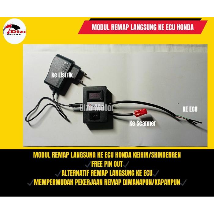 TERBARU MODUL REMAP LANGSUNG KE ECU HONDA ECU KEIHIN & SHINDENGEN