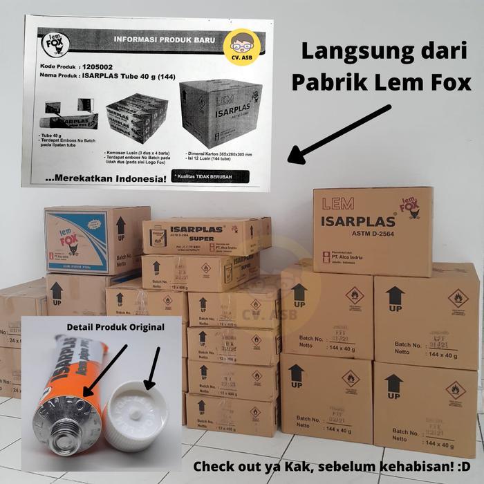 Lem PVC Isarplas Odol / Isarplas Tube / Lem Paralon Isarplas 45 gram