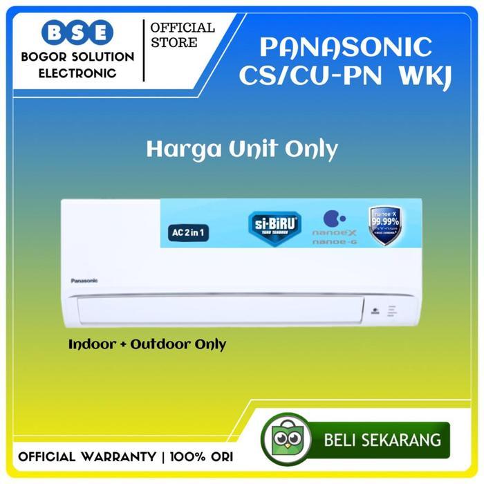 PANASONIC CSCUPN5WKJ | CS/CU PN5WKJ | AC PANASONIC SIBIRU 0.5PK MURAH