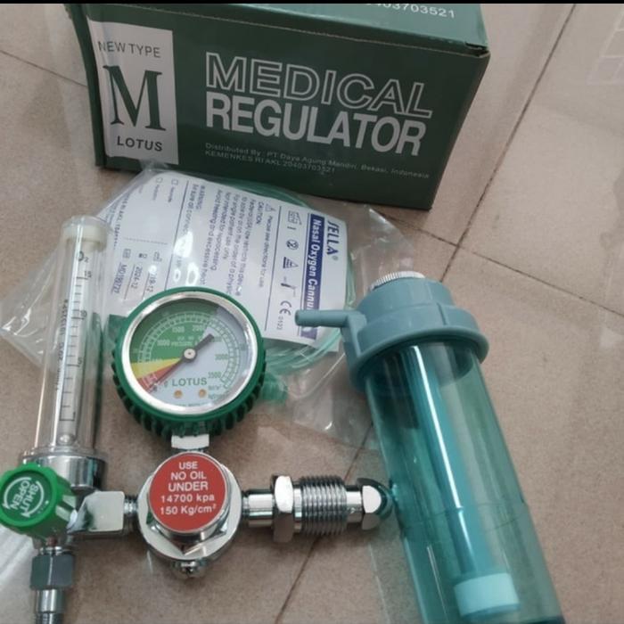 Promo Regulator Oksigen lotus. Regulator/flowmeter oksigen Terlaris