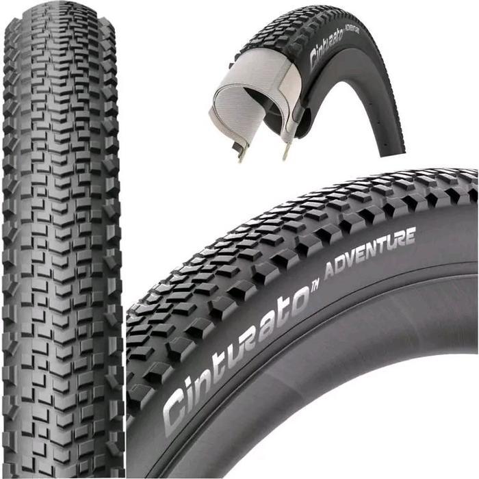 Ban Luar Sepeda Pirelli Cinturato Adventure 700X45 Black 700C 45C Gravel Mtb Xc Vintage 700X45