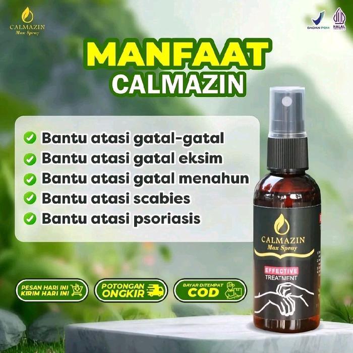 Untuk Gatal Calmazin Max Spray Gatal Eksim/Jamur/Selangkangan