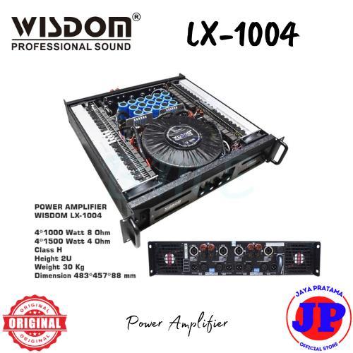 Wisdom Lx1004 Power Amplifier Original Garansi Resmi Lx-1004 #Gratisongkir