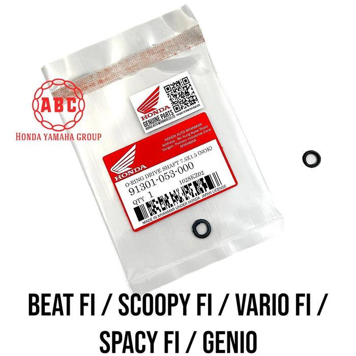 new Oring Seal Ujung As Pully Beat / Vario / Scoopy / Genio / Spacy / Beat FI 91301-053-000 M02