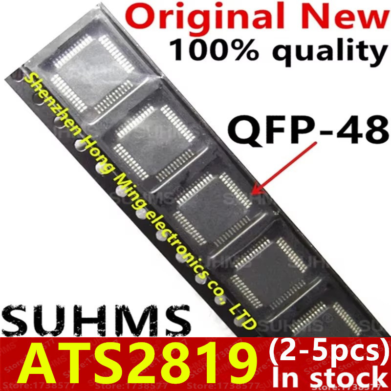 (2-5piece) 100% New ATS2819 QFP-48