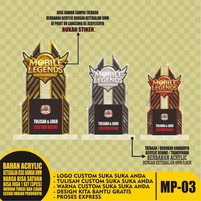 READY Piala Mobile Legends, Tropy Mobile Legends, Trophy Mobile Legends, Tropi Mobile Legends,