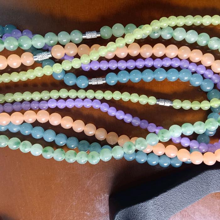 kalung Giok Burma tipe a natural
