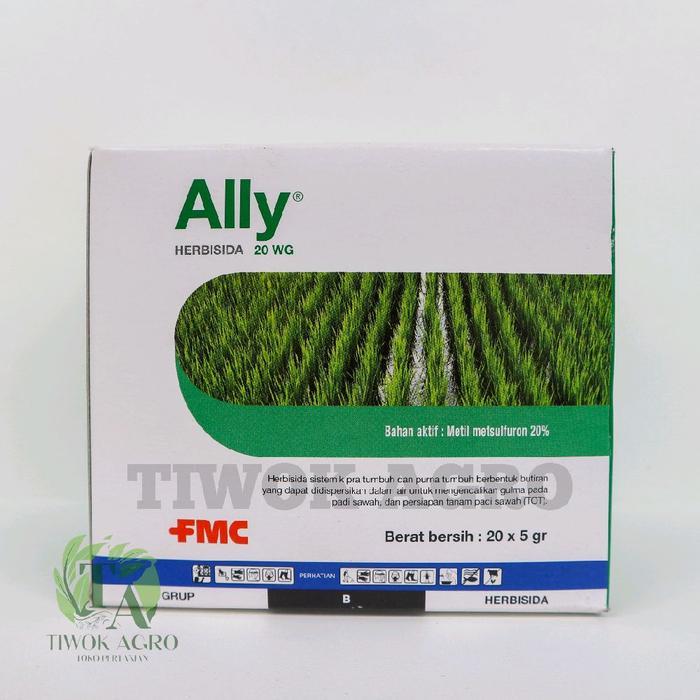 Herbisida Ally 20 WG 5gr x 20 Sachet Obat Rumput Padi Sistemik Selektif 1 Box