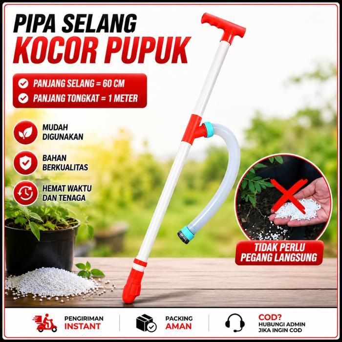 Terlaris Pipa Dan Selang Alat Kocor Pupuk Urea Pupuk Kering Stick Kocor Selang 1 Set Cocok Untuk