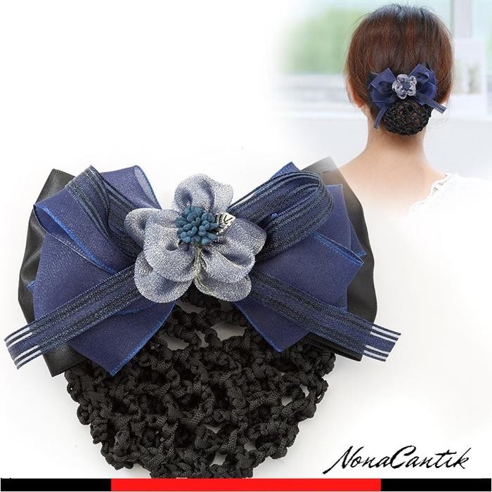 New Jepitan Rambut Hairnet Pita Rambut Korea Cepol Harnet Sanggul