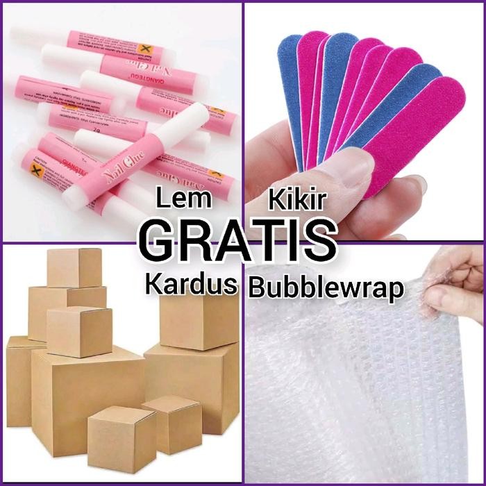 KJ KUKU PALSU SIMPLE / FAKE NAIL / NAIL ART 3D WEDDING