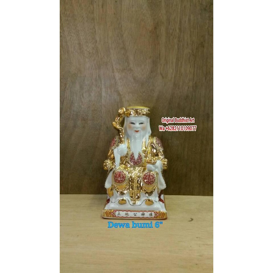 Ready patung dewa bumi / patung dewa tanah tutipakung 6"