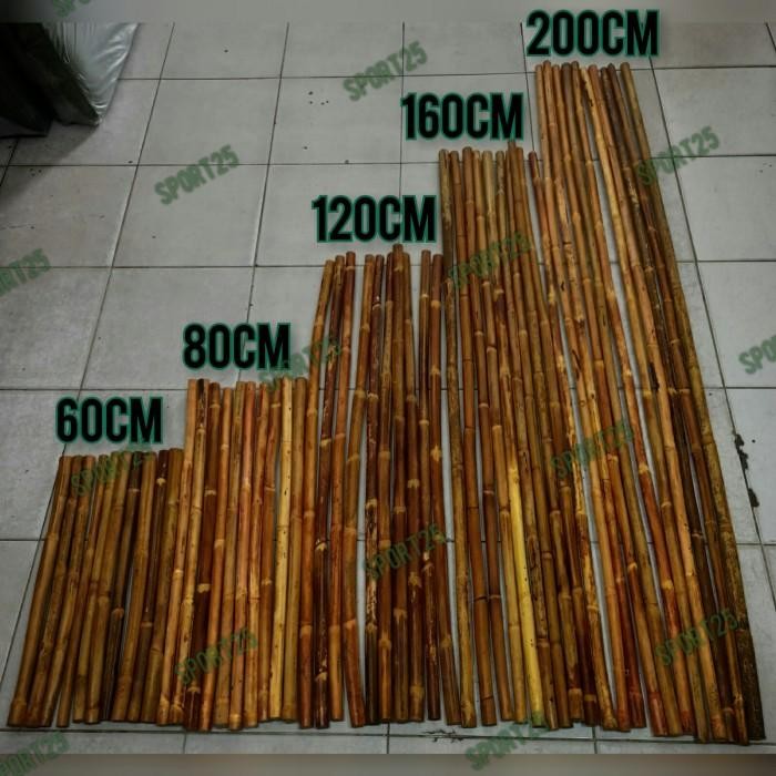 Tongkat Toya Rotan / Tongkat Rotan / Kayu Rotan Beladiri Wushu 200 Cm