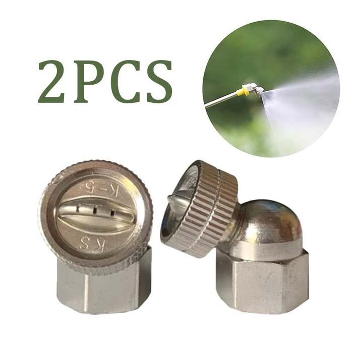 NEW - Nozzle Sprayer Bengkok Nozzle Sprayer Pertanian Kabut Kuningan Lubang 3 Kepala Kepala Nozzle