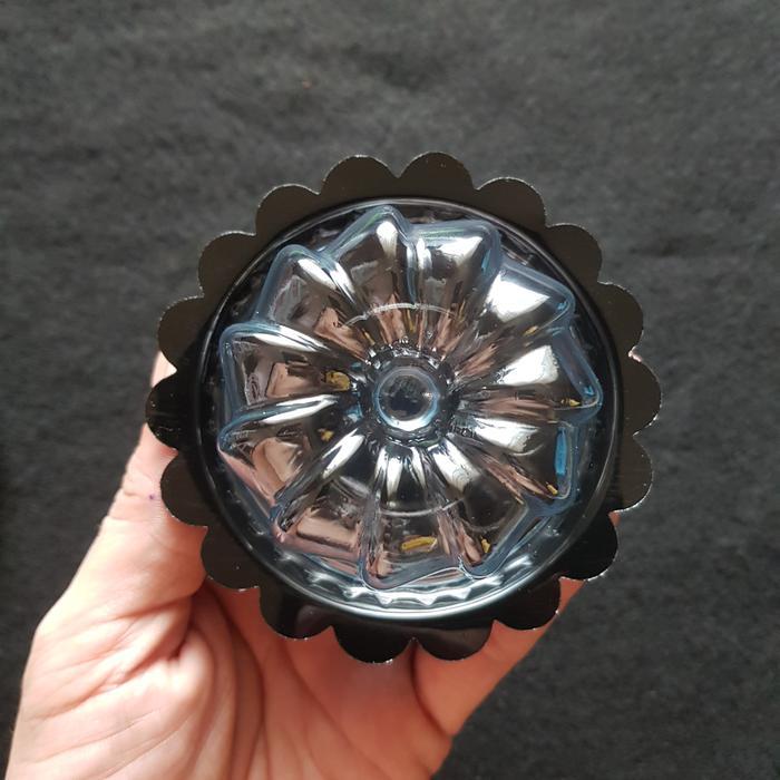 50pcs MIKA MINI PUDING HITAM /TRAY PUDING / TRAY MIKA PUDING / MIKA PUDING MINI / TEMPAT PUDING