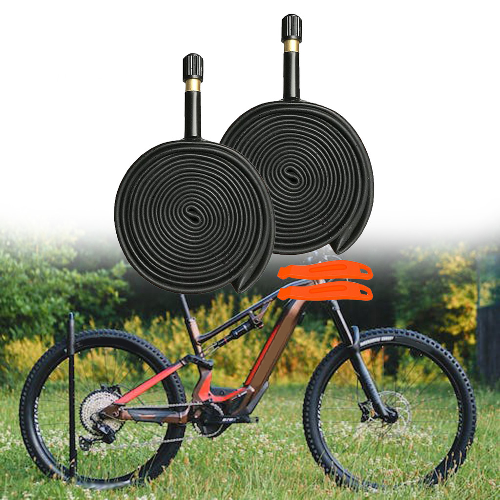 Tire Inner Tubes Bike Bicycle Black E-Bike Electric Bike Replacement 2 Set 26X2.25/26x2.30 26x2.4