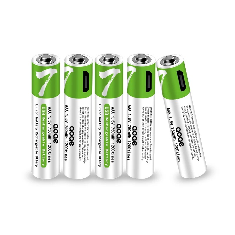 Fast charging 1.5V aaa rechargeable lithium ion battery aaa 800mAh USB rechargeable lithium USB batt